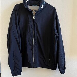 Johnston & Murphy Men's Black Lightweight Zip Jacket